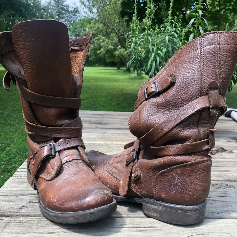 Slouchy Brown Steve Madden Boots